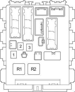 Toyota HiAce 2013 - 2018 Fuse Box Diagram