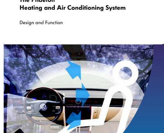Self Study Program 271 - The Phaeton Heating and Air Conditioning System