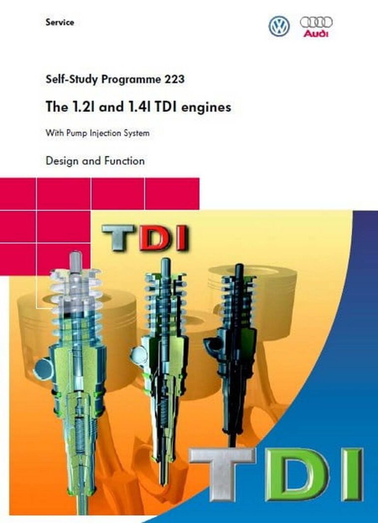 Tdi System Self Study Program 223 - The 1.2L and 1.4L TDI engines With Pump ...