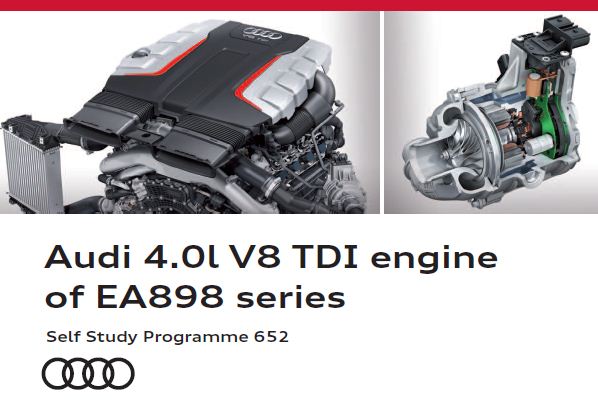 Self Study Program 652 - Audi 4.0l V8 TDI engine of EA898 series
