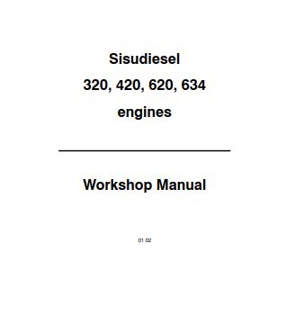 Sisu Diesel 320, 420, 620, 634 Engines Workshop Manual