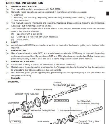 Toyota 1AZ-FE Engine Repair Manual (RM865E)