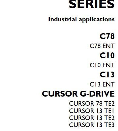 Iveco Engine Technical and Repair Manual