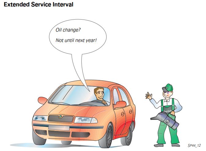 Self Study Program 44 - Extended maintenance interval Skoda Octavia