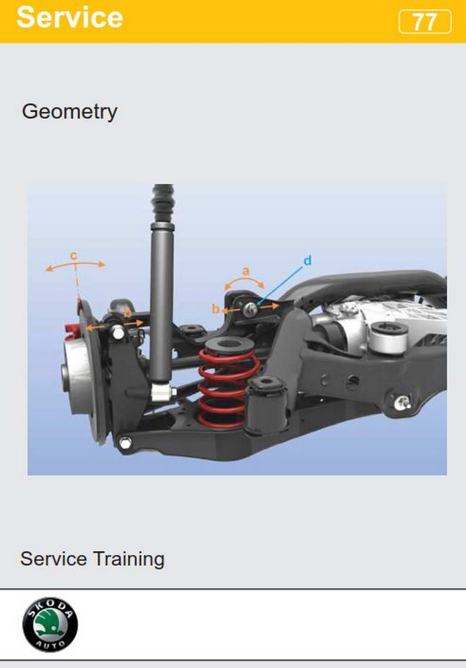 Self Study Program 77 - Skoda Geometry