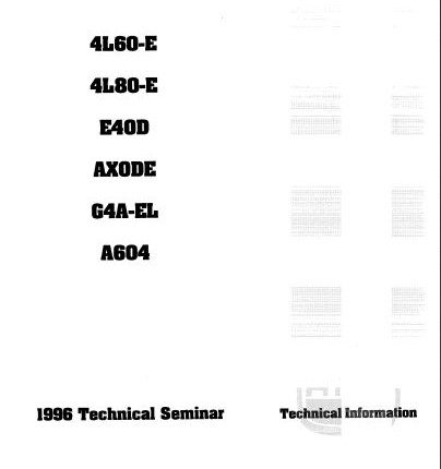 1996 ATRA Seminar Manual Contents