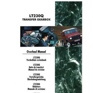 LAND ROVER LT230Q TRANSFER BOX OVERHAUL MANUAL