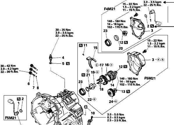 Mitsubishi Rear Wheel Drive Manual Transmission (PWEE8914-P)