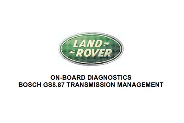Land Rover Bosch GS8.87 Transmission Management (D2, RR P38)