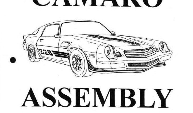 Chevrolet Camaro 1981 F-Body Factory Assembly Manual