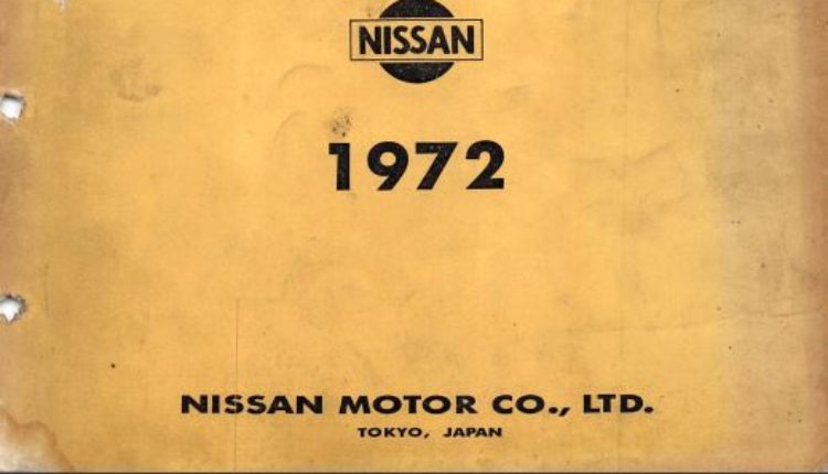 Datsun Pick-up Model 620 series Chassis and Body 1972 Service Manual