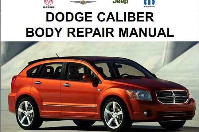 Dodge Caliber 2007 Body Repair Manual