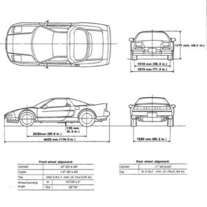 Honda Acura NSX 1991-1994 Body Repair Manual