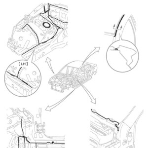 Lexus IS300, IS250, IS220d Body Collision Damage Repair Manual