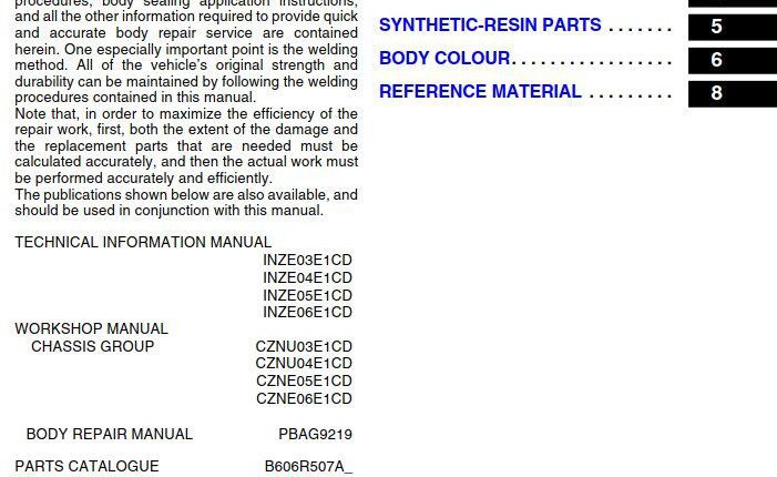 MITSUBISHI OUTLANDER 2006 BODY REPAIR MANUAL (PBAG9219)