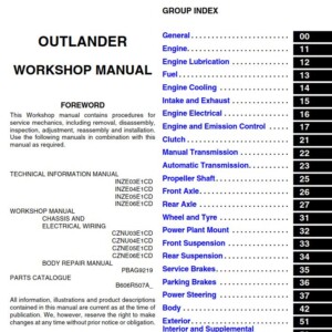 MITSUBISHI OUTLANDER 2006 WORKSHOP MANUAL CHASSIS AND ELECTRICAL WIRING