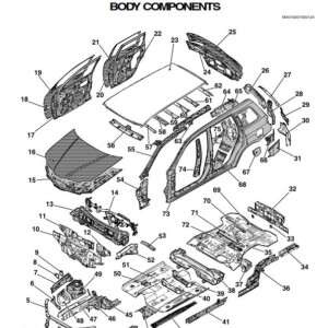 Mitsubishi OUTLANDER 2004 BODY REPAIR MANUAL