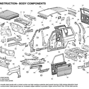 Mitsubishi Pajero Pinin 2000 Body Repair Manual