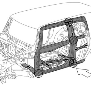 TOYOTA FJ CRUISER BODY COLLISION
