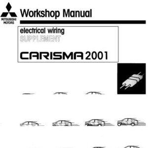 Mitsubishi Carisma 2001 ELECTRICAL WIRING SUPPLEMENT (No. PHDE9501-E)