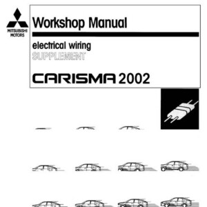 Mitsubishi Carisma 2002 ELECTRICAL WIRING SUPPLEMENT (No. PHDE9501-F)