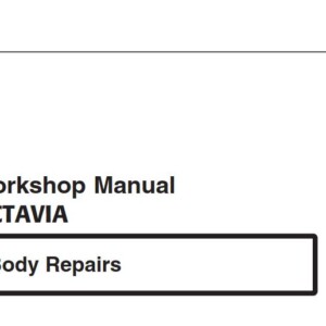 Skoda Octavia Workshop Body Repairs (S00.5119.50.20)