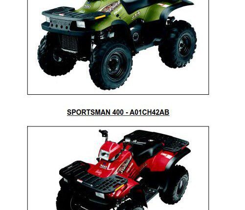 Polaris Sportsman 400-500 2001 Service Manual