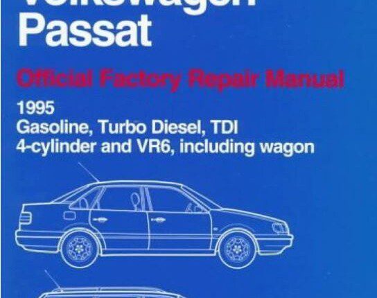 VW Passat Gasoline, Turbo Diesel, TDI 4-cylinder and VR6, including wagon 1995 Official Factory Repair Manual