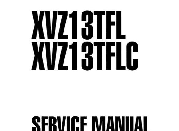 Yamaha XVZ13TFL/XVZ13TFLC 1998 Service Manual (P/N LIT-11616-12-60)
