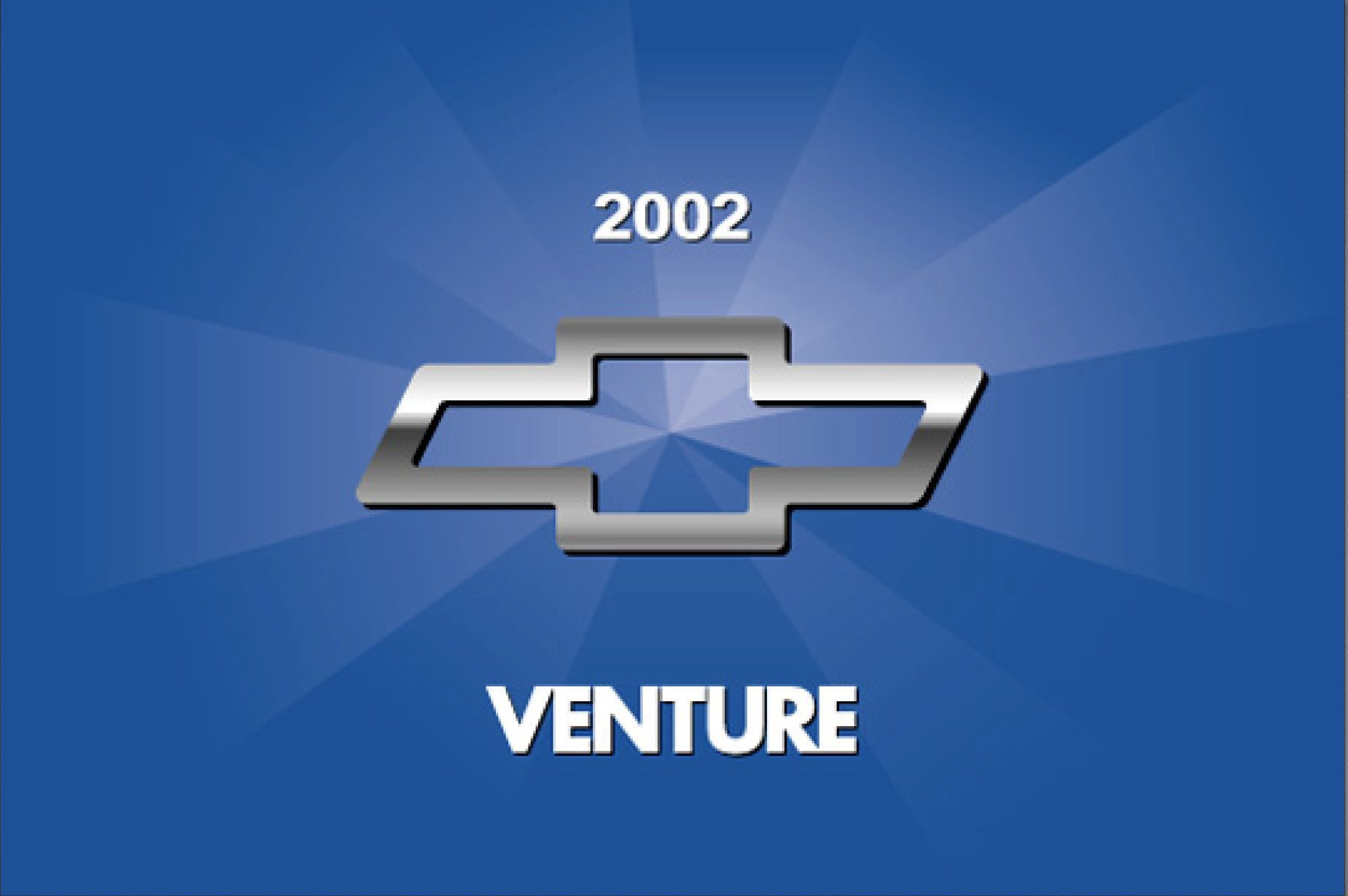 2002 CHEVY VENTURE OWNERS MANUAL visual data 4