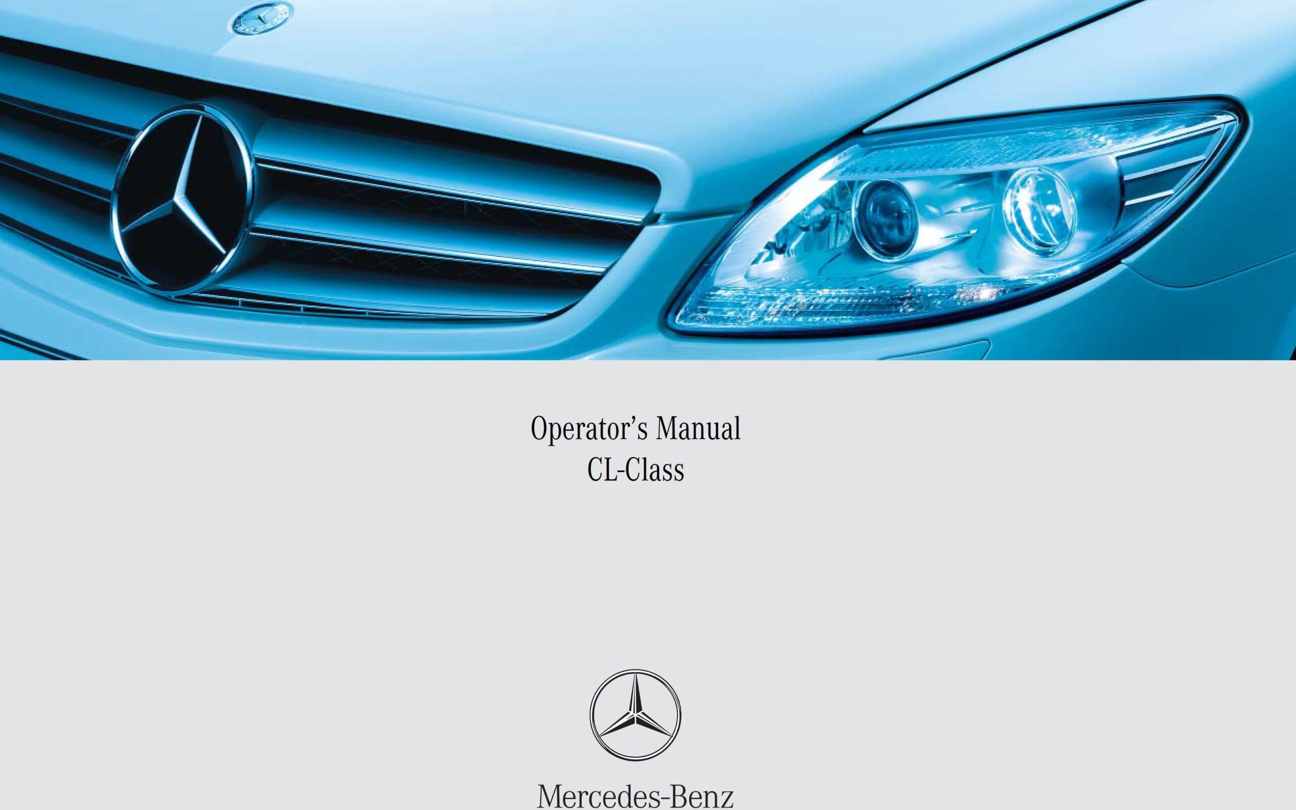 2008 Mercedes-Benz CL Class Owner's Manual - DIY & Guides