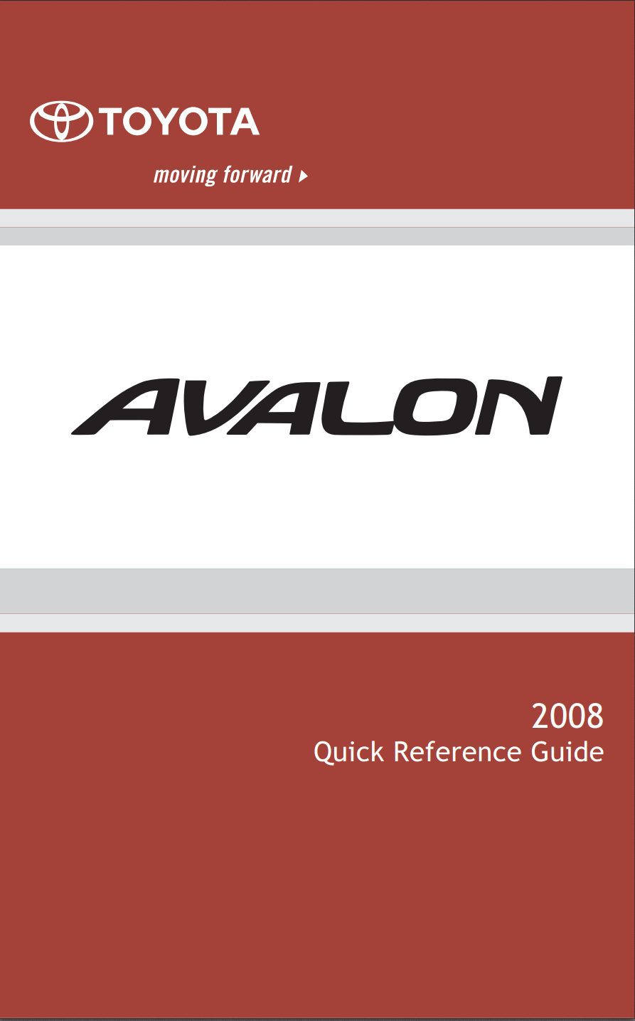 2013 Toyota Avalon ➜ Owner's Manual In PDF - Foto 2