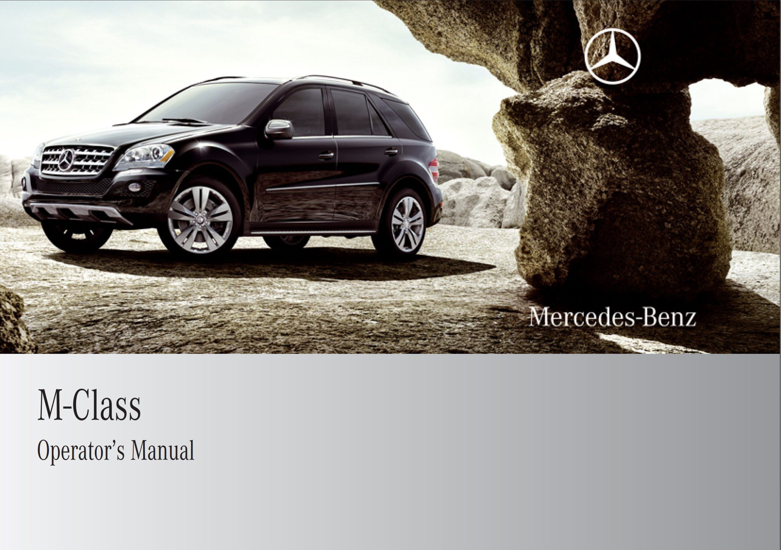 2009 Mercedes-Benz M Class Owner's Manual - DIY & Guides