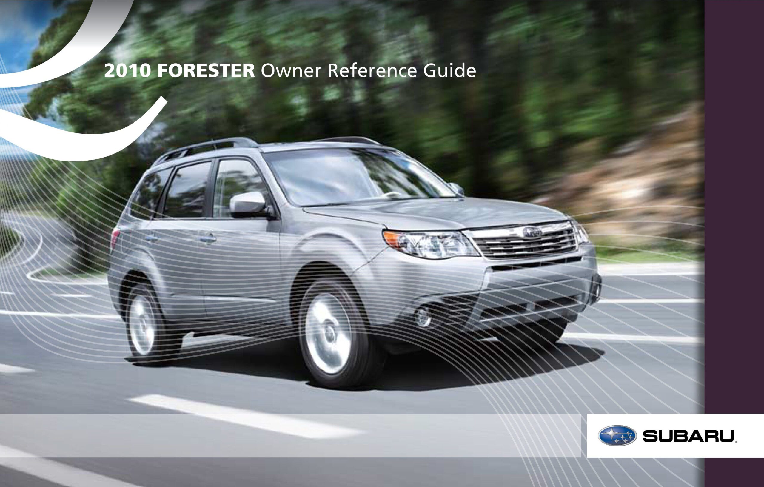 2010 SUBARU FORESTER MAINTENANCE MANUAL visual data 4