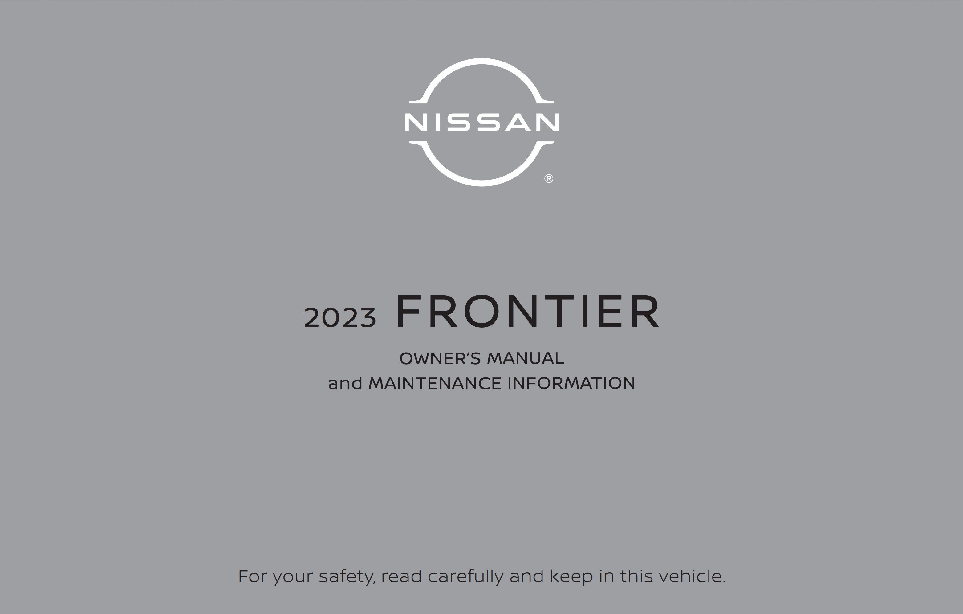2023 nissan frontier owners manual.jpg