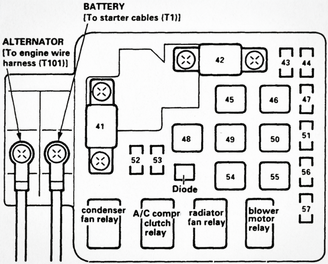 acura el 1997 2000 fuses 05