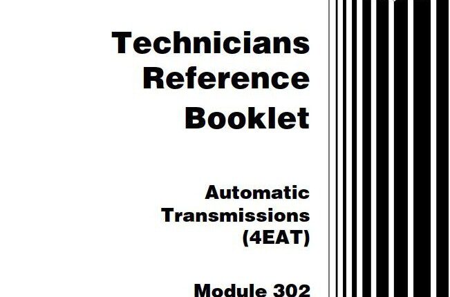 Subaru Automatic Transmissions (4EAT) Module 302 - Technicians Reference Booklet