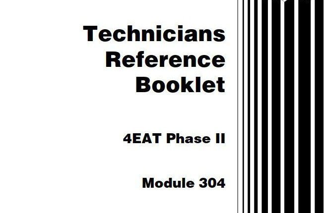 Subaru Automatic Transmissions (4EAT) Phase II Module 302 - Technicians Reference Booklet