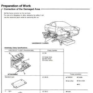1991 acura nsx body repair manual