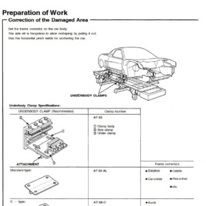 1993 acura nsx body repair manual