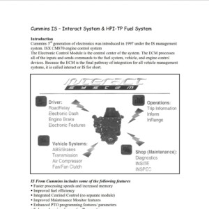 cummins isx fuel system