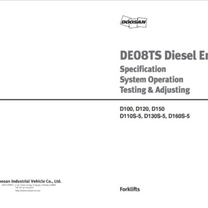 daewoo de08ts diesel engine specification system operation