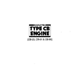 daihatsu cb23 cb60 61 cb70 80 engine manual