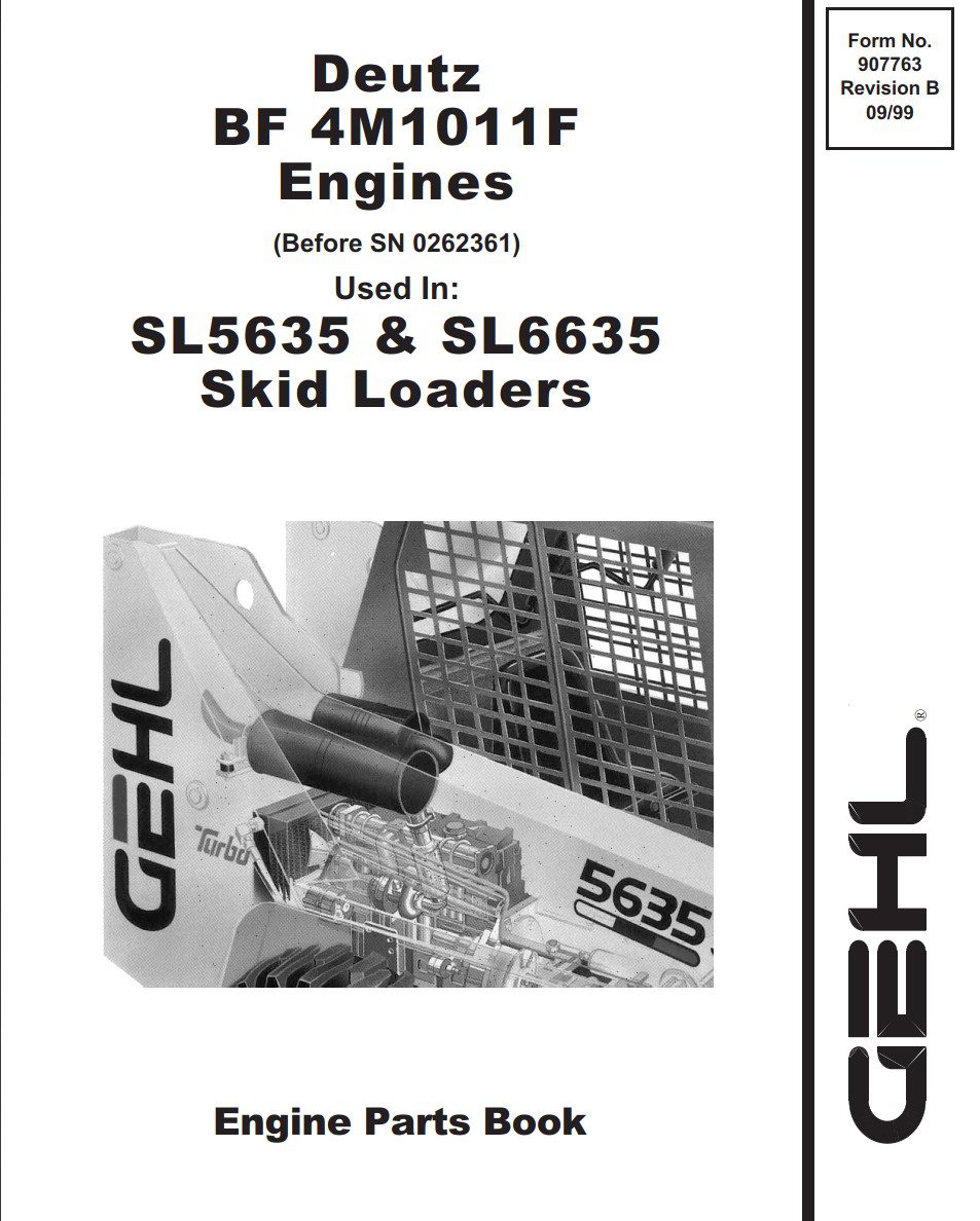 deutz bf4m1011f engine service parts manual