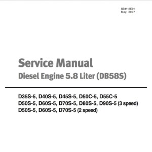 doosan d35s 5 d45s 5, d50c 5, d55c 5, d50s 5, d60s 5, d70s 5, d80s 5, d90s 5, d40s 5 service manual