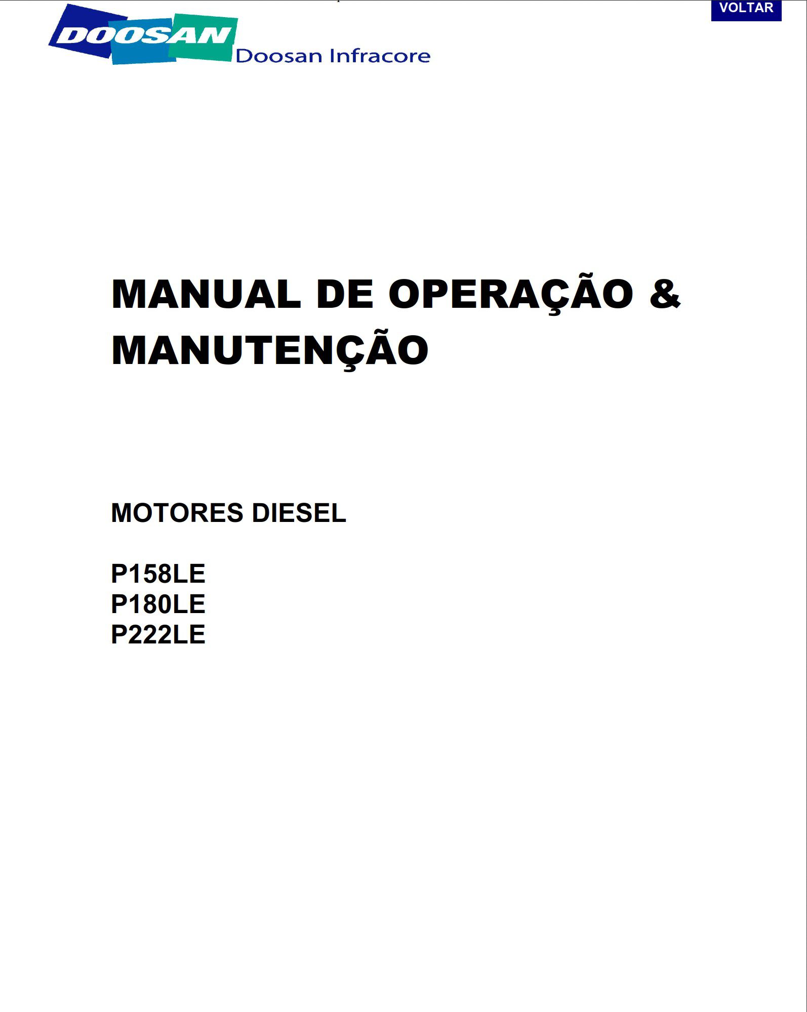 doosan engine p158 180 222le service manual