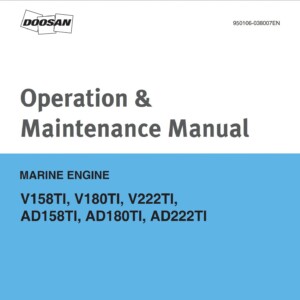 doosan v158ti, v180ti, v222ti,ad158ti, ad180ti, ad222ti operation & maintenance manual