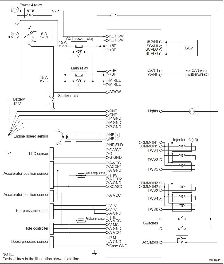 ecu external wiring diagram