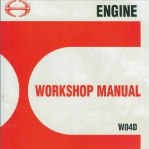 hino rb145 motors workshop manual wo4d w04c t