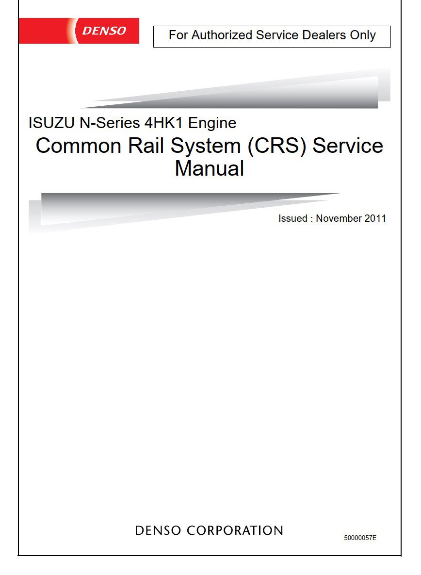 isuzu n series 4hk1 engine service manual